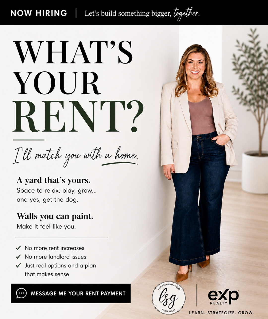 What's your rent? I'll match you with a home