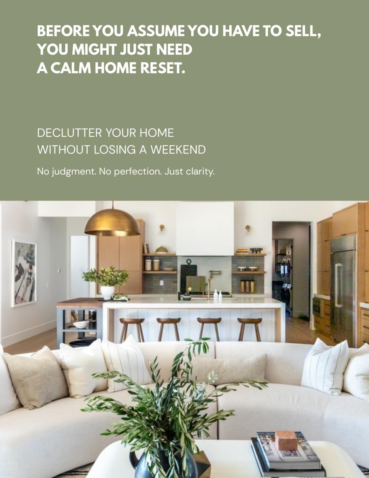 The Calm Home Reset 2026 cover